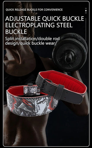 LOOGDEEL Waist Support Belt Lower Back Breathable Fitness Weightlifting Dumbbell Lumbar Waistband Support Sports Belt Women Men - Zen Fit Plus