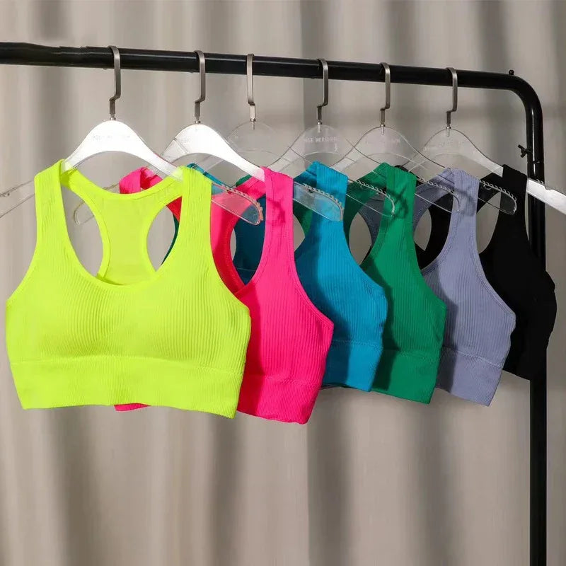 Women Sports Bra Top Push Up Fitness Yoga Bra Underwear Sport Tops For Women Breathable Running Vest Gym Wear Female Underwear - Zen Fit Plus