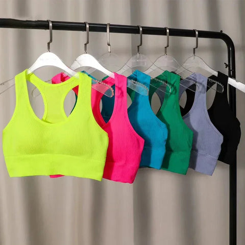 Women Sports Bra Top Push Up Fitness Yoga Bra Underwear Sport Tops For Women Breathable Running Vest Gym Wear Female Underwear - Zen Fit Plus