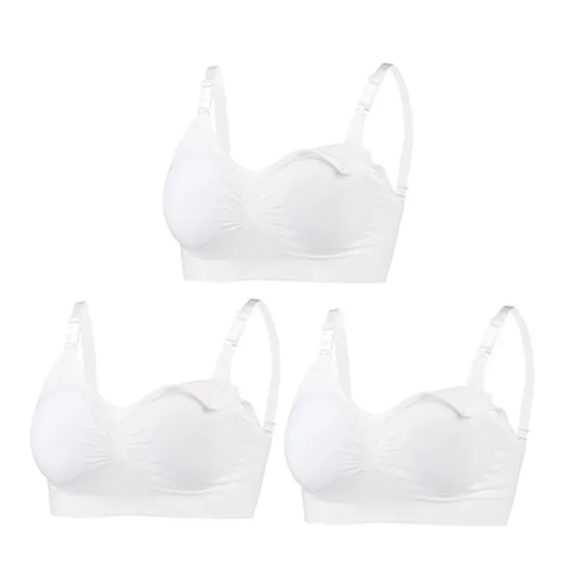 3PC/lot Maternity Nursing Bras Cotton Breastfeeding Pregnant Women Pregnancy Underwear Breast Feeding Bra Clothing Lactancia Zen Fit Plus