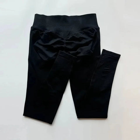 Impact Leggings for Women Scrunch Seamless Yoga Legging Low Ribbed Band Gym Sports Pants High Stretchy Fitness Tights Zen fit plus