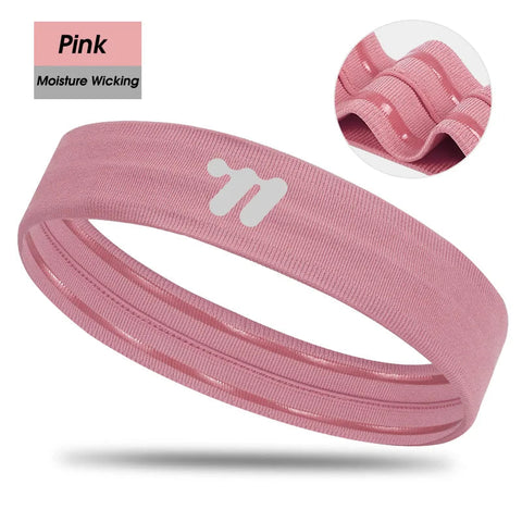 WEST BIKING Sports Headband Anti-slip Sweat Absorbing Elastic Sweatband Quick Dry Men Women Running Fitness Gym Cycling Headwear Zen fit plus