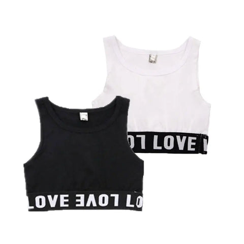 Summer Girls Tank Tops Kids Underwear Model Cotton Tank Top For Girls Teenager Girls Camisole Kids Singlets Undershirt Zen Fit Plus