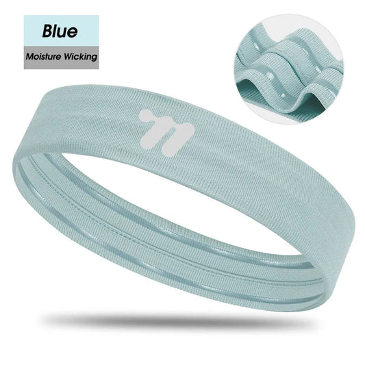 WEST BIKING Sports Headband Anti-slip Sweat Absorbing Elastic Sweatband Quick Dry Men Women Running Fitness Gym Cycling Headwear Zen fit plus