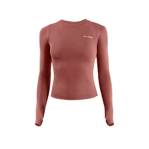 Fitness Tops Women Tight Sports Long Sleeve Yoga Clothing Running Training Clothes Gym Workout Shirt Comfortable Training Cloth Zen fit plus