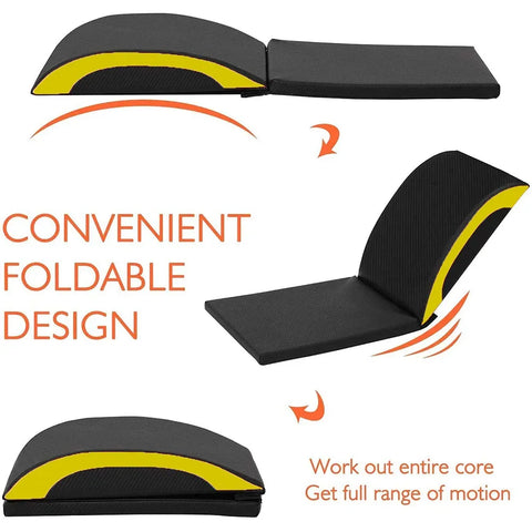 Tailbone Protector Sit Up Mat The Original Abdominal Core Trainer Mat for Full Range of Motion Sit ups Crunches and Ab Workouts - Zen Fit Plus