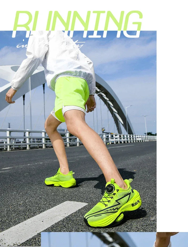 2025 New Men's Running Shoes Cushioning Carbon Plate Racing Marathon Athletic Shoes Comfortable Non-slip Sports Tennis Shoes - Zen Fit Plus