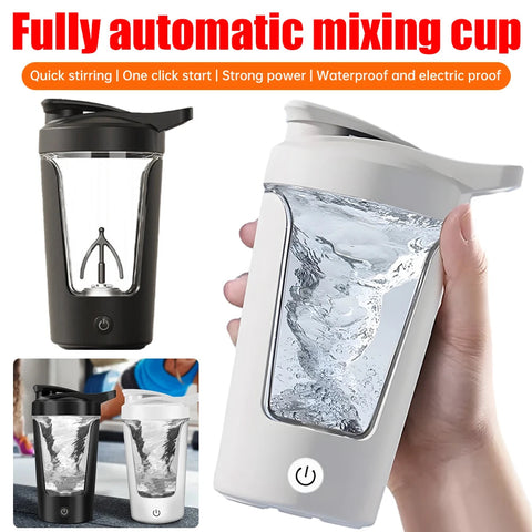 350ML Electric Protein Powder Mixing Cup Automatic Shaker Bottle Mixer Shake Bottle Milk Coffee Blender Kettle for Gym outdoor Zen fit plus