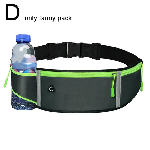 Running Waist Bag Runner Belt Workout Gear Gym Fitness Fanny Pack Jogging Pocket Belt for Phone Water Bottle Women Men Zen fit plus