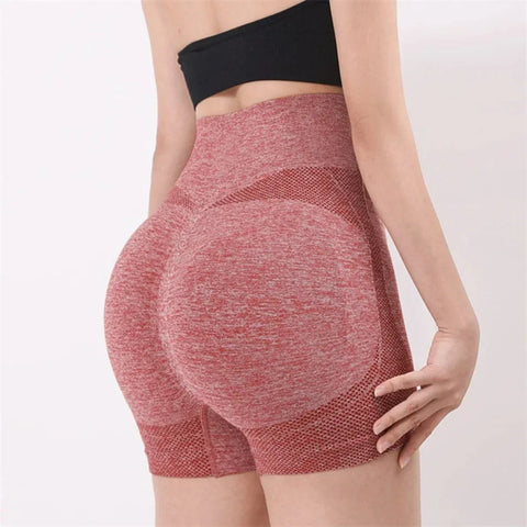 Women Yoga Shorts High Waist Workout Shorts Fitness Yoga Lift Butt Fitness Ladies Yoga Gym Running Short Pants Sportswear - Zen Fit Plus