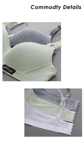 Sport Underwear for Teens Seamless Girl No Underwire Training Bra Soft Skin-Friendly School Girl Small Size Bra Clothing - Zen Fit Plus