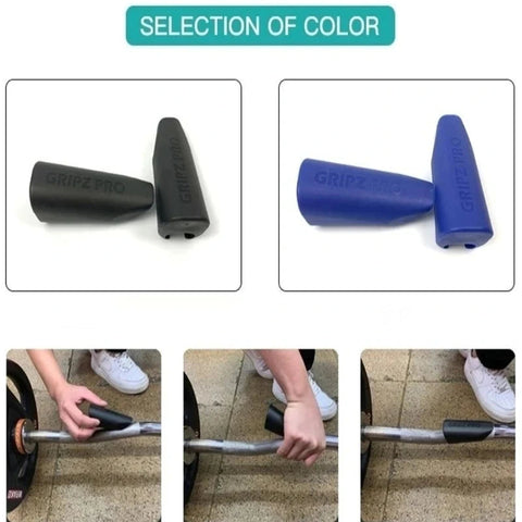 Dumbbell Barbell Grips Handles TPU Material Anti-Slip Protect Pad For Pull Up Weightlifting Support Gym Body Building Workout Zen fit plus