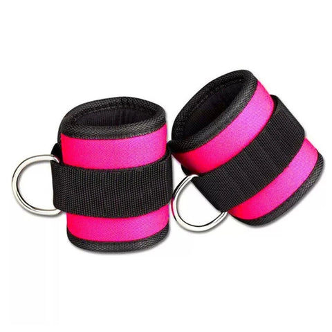 Adjustable Wrist Ankle Cuffs D Ring Pulley Lifting Straps Gym Cable Attachments Weight-bearing Exercise Fitness Accessories Zen fit plus