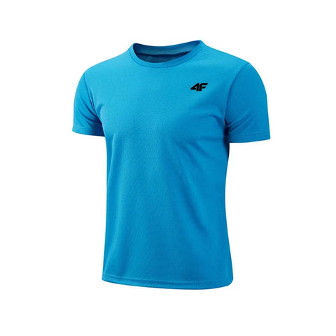 Men's Summer Exercise Trainning T-shirt High Quality Breathable Quick Dry Short Sleeved Top Marathon Gym Fitness Basketball Tees Zen fit plus