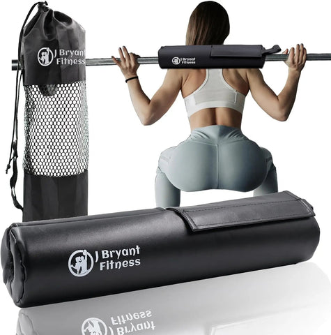 Barbell Pad for Squats and Hip Thrust Leather Pads Relief Pressure from Neck Weightlifting Gym Fitness equipment Zen fit plus