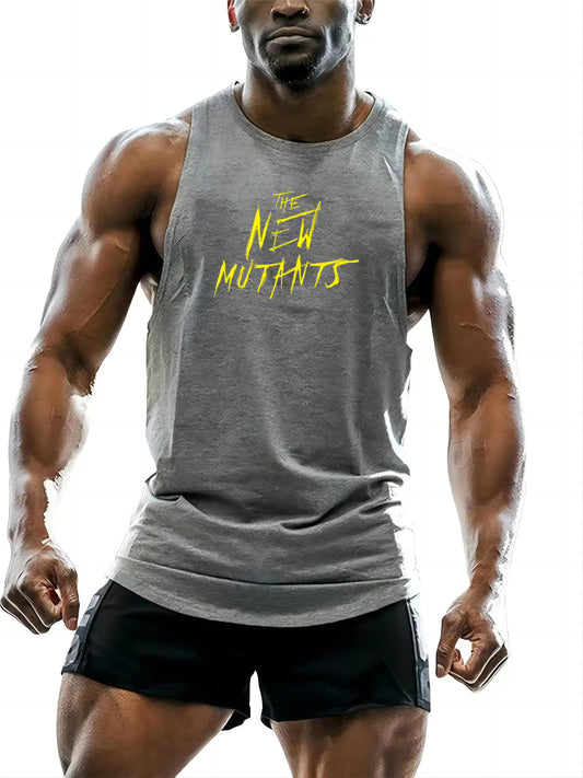 Adult Men'S Tank Tops Clothing 2d Fun Printed Round Neck Summer Basketball Sleeveless Outdoor Sports Gym Quick Dry New Style Zen fit plus