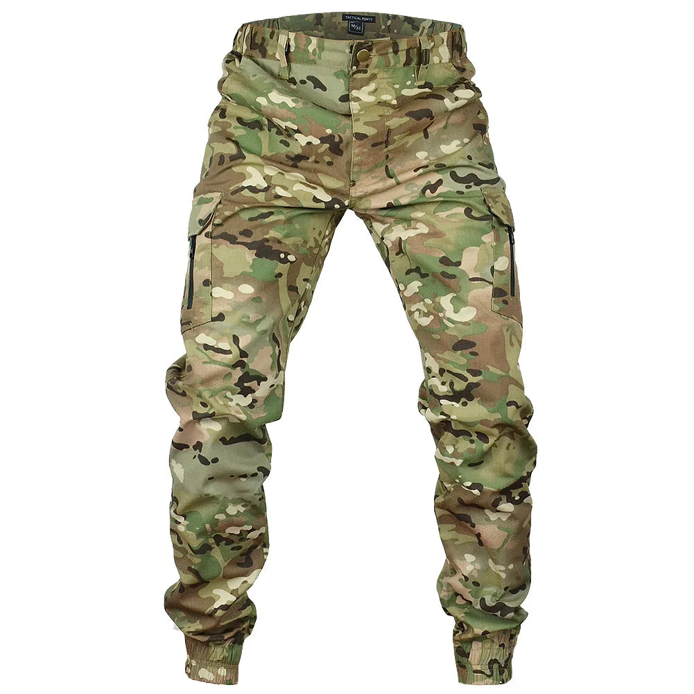 Mege Tactical Joggers Outdoor Ripstop Cargo Pants Working Clothing Hiking Trousers Men's Streetwear Zen fit plus