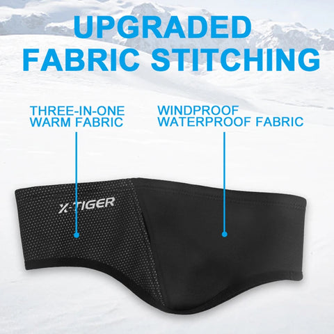 X-TIGER Outdoor Sports Cycling Headwear Winter Windproof Cycling Headband Cap Keep Warm Fleece Bike Equipment Ear Warmer Zen fit plus