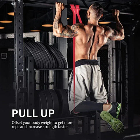 Latex Stretch Resistance Band Expander Elastic Bands For Sport Pull Up Assistance Band Home Workout Pilates Gym Equipment - Zen Fit Plus