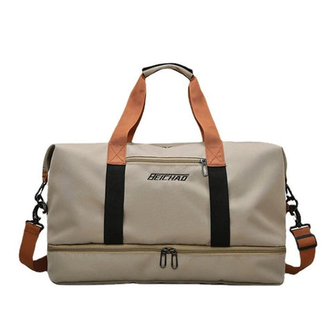 Gym Bag Travel Fitness Bag for Women Large Capacity Men's Sports Luggage bag Waterproof Female Messenger Bag Dry And Wet Handbag Zen fit plus