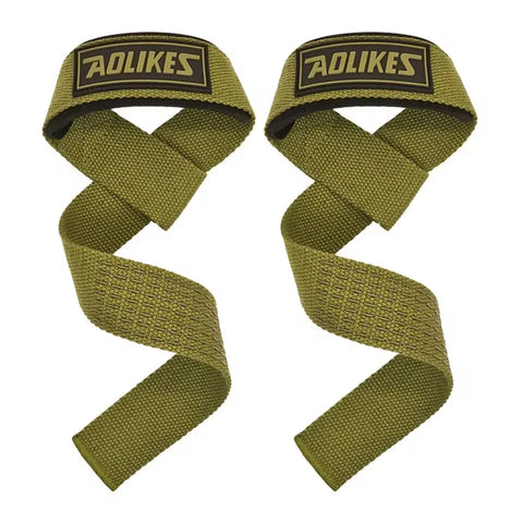 AOLIKES Weightlifting Wrist Straps Strength Training Adjustable Non-slip Gym Fitness Lifting Strap Wrist Support Grip Band Zen fit plus