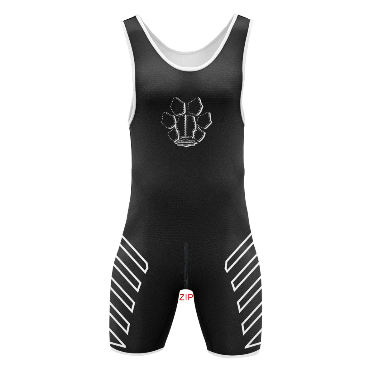 Mens Wrestling Singlets Front And Back Zipper SexyMan Bodysuits RT One-Piece Undershirts Powerlifting Sleeveless Sleepwear Zen fit plus