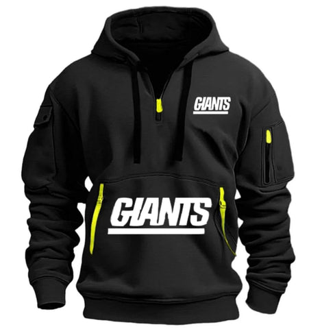 2025 Autumn winter men's outdoor sports fashion clothing long sleeve hoodie solid color top Creative pattern hooded top Zen fit plus
