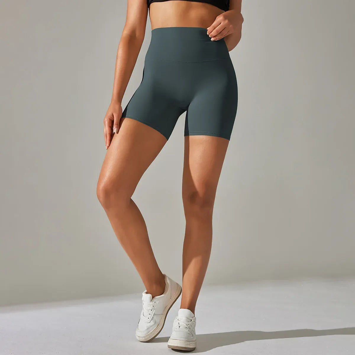 Yoga Shorts Women Fitness Shorts Running Cycling Shorts Breathable Sports Leggings High Waist Summer Workout Gym Shorts - Zen Fit Plus