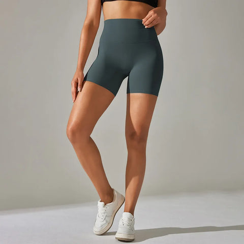 Yoga Shorts Women Fitness Shorts Running Cycling Shorts Breathable Sports Leggings High Waist Summer Workout Gym Shorts - Zen Fit Plus