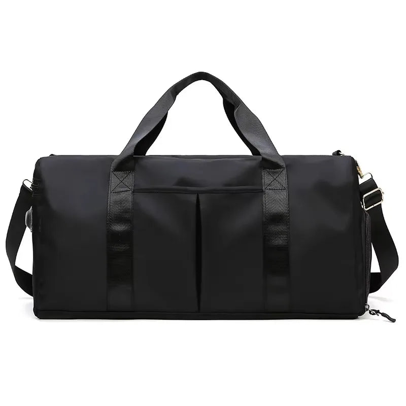 Gym Bag Men Women Training Fitness Swim Travel Luggage Handbag Yoga Shoulder Pack Shoes Storage Waterproof Dry Wet Separation Zen fit plus