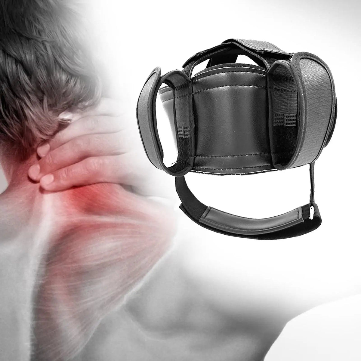 Head Neck Caps Black Cervical Vertebra Power Strength Head Exerciser Harness for Weight Lifting Gyms Muscle Fitness Training Zen fit plus