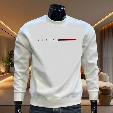 2025 Fashion Mens Sweatshirts Printed Casual O-Neck Tops Outdoors Sports Jogging Mens Clothing Autumn Winter Pullover Sportswear - Zen Fit Plus