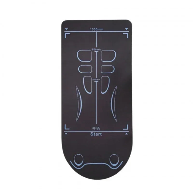 Yoga Mat For Abdominal Wheel Home Anti-slip Shock Absorber Mute Exercise Floor Mat Reusable Thickened Kneeling Mat 4mm Zen fit plus