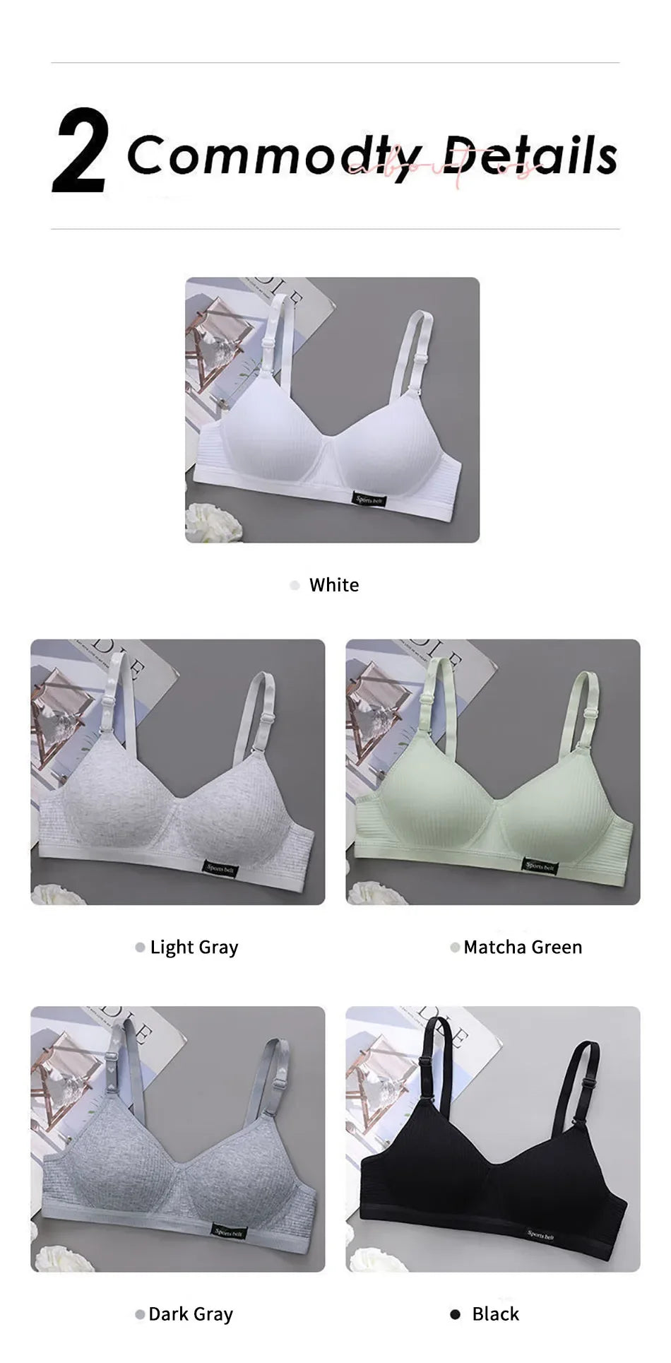 Sport Underwear for Teens Seamless Girl No Underwire Training Bra Soft Skin-Friendly School Girl Small Size Bra Clothing - Zen Fit Plus