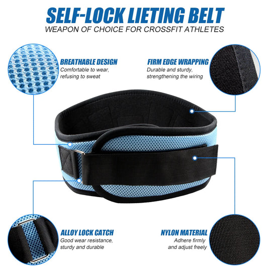 Weight Lifting Belts for Men and Women - Weight Lifting Core & Lower Back Support Workout Waist Belt for Weightlifting, Fitness Zen fit plus