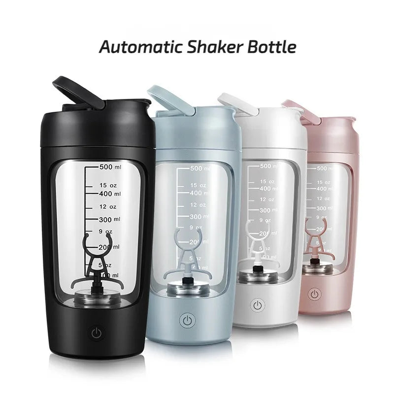 USB Electric Protein Shaker Bottle Portable 1200mAh Rechargeable Blender Cup Multipurpose 650ml Mixing Cups for Fitness Workout Zen fit plus