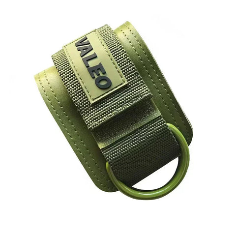 1Pcs Leather Fitness Ankle Straps Adjustable D-Ring Foot Support Cuffs Gym Leg Strength Workouts Pulley Buckle Sports Feet Guard Zen fit plus