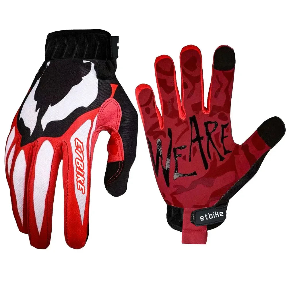 Motorcycle and bicycle gloves, outdoor sports and off-road, breathable and anti-slip, touch screen supported - Zen Fit Plus
