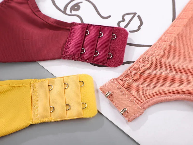 Women Seamless Bra Sexy No Wire Push Up Underwear Girls Students Breathable Thin 10 Colors Bras Female's Bra Breathable Gathered - Zen Fit Plus