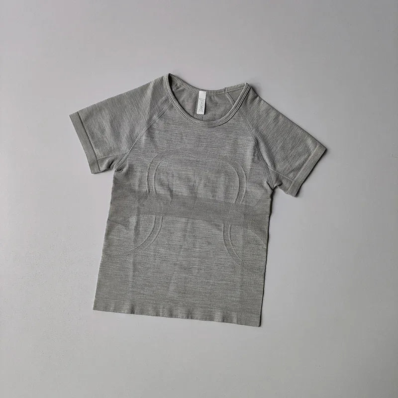 Women's Fitness T-Shirt Short Sleeve, Breathable Quick Dry Workout Top for Running, Yoga & Gym Training, Slim Fit Active Tee - Zen Fit Plus