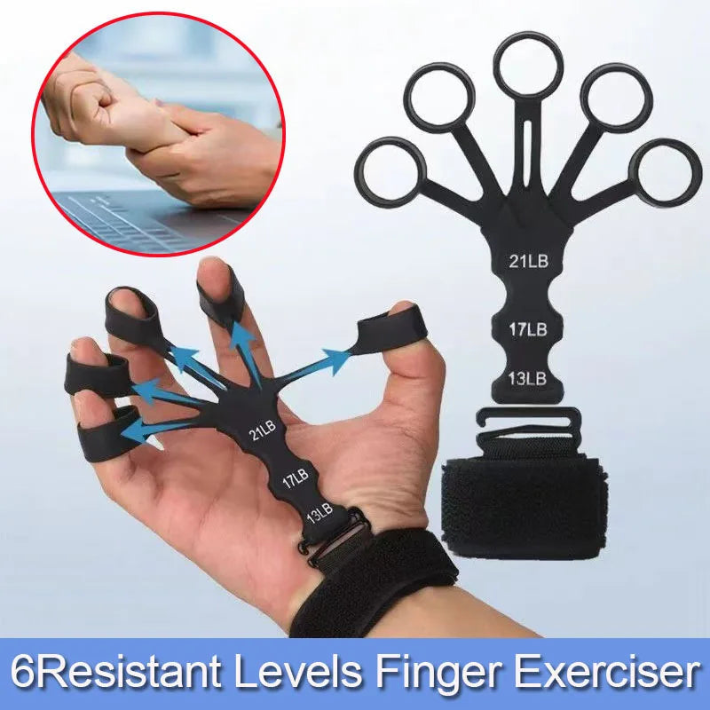 Finger Strength Recovery Trainer New Silicone 5 Finger Wrist Stretcher Flexion Extension Vein Trainer Durable silicone Zen Fit Plus