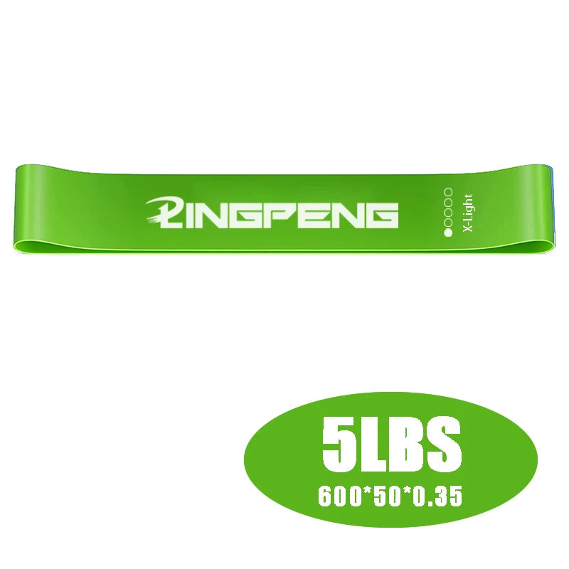 LINGPENG Resistance Band Set for Men and Women 5 Elastic Bands with Different Resistance Levels for Long Workouts Home Gym Zen fit plus