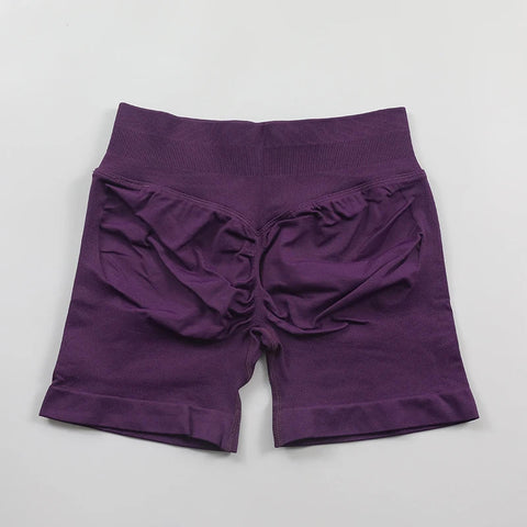 Impact Shorts Low Ribbed Waist Band Yoga Shorts Seamless Scrunch Bum Workout Gym Shorts Booty Hight Stretch Running Shorts Zen fit plus
