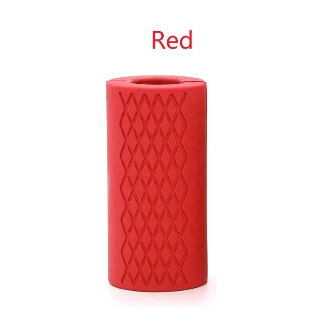 Silicone Dumbbell Barbell Grips Handles Anti-Slip Protect Pad Pull Up Weightlifting Support Gym Body Building Workout Silica Gel Zen fit plus