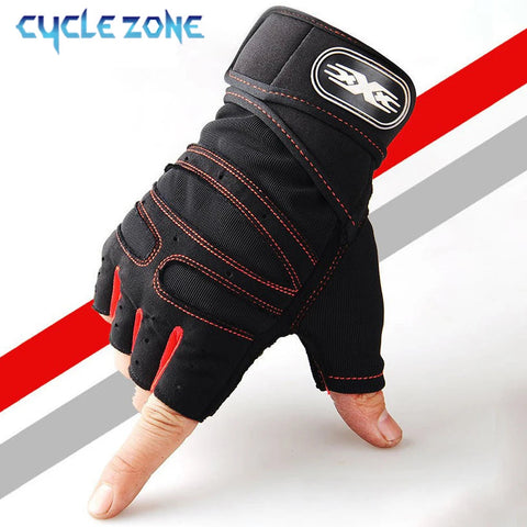 Workout Gloves for Men Women Half Finger Glove with Wrist Wrap for Sport Weight Lifting Training Bicycle Motorcyclist Gym Glove Zen Fit Plus
