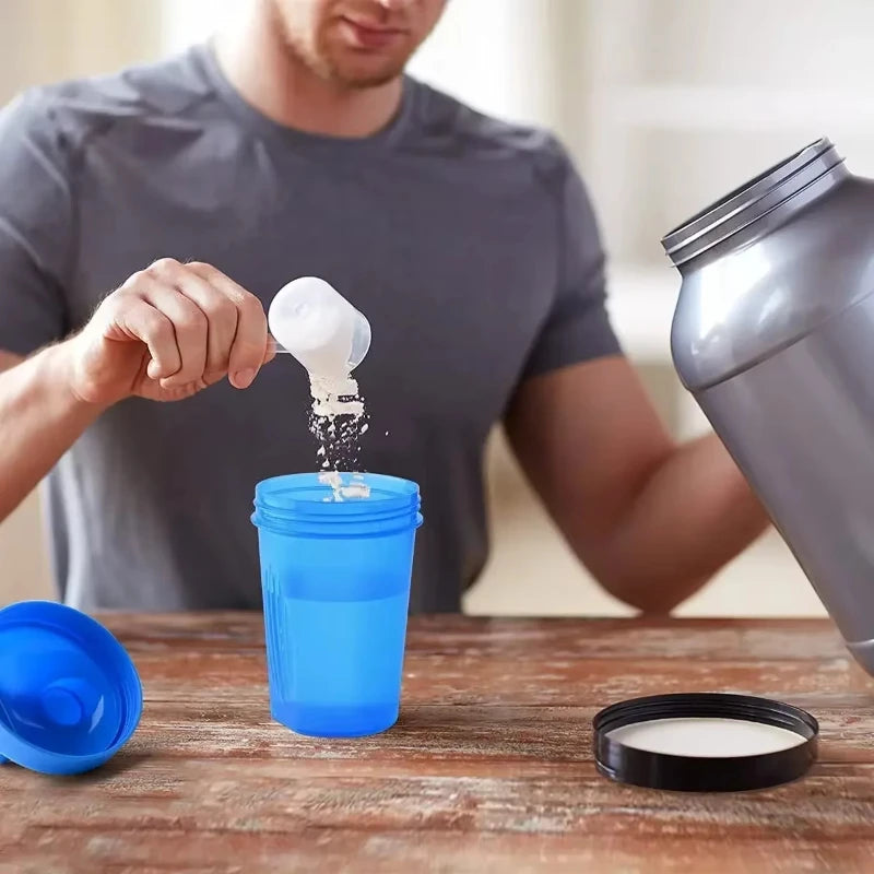 400ml Leak-Proof Shaker Cup with Mixing Ball – BPA-Free Bottle for Protein Shakes and Milkshakes, Perfect for Gym and Fitness Zen fit plus
