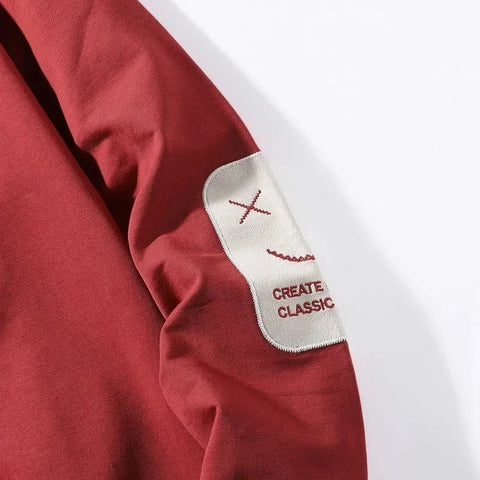 Autumn Casual Hoodies Mens Top Fashion Long Sleeve Round Neck Sweatshirts Streetwear Men Clothes Loose Pullovers Hip Hop Outwear Zen Fit Plus