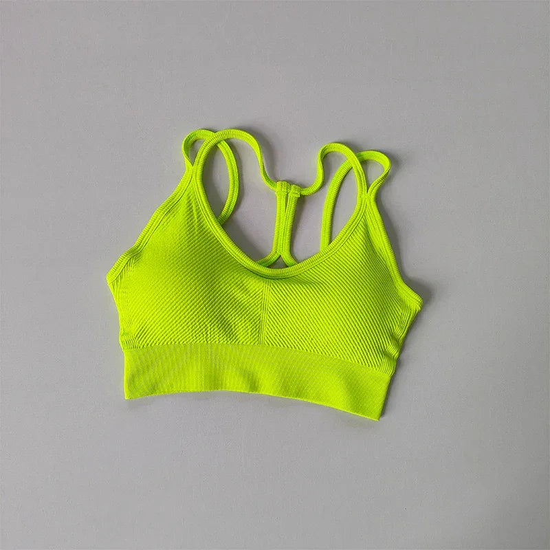 Sports underwear women's running shockproof summer quick drying back fitness bra vest professional training Yoga bra - Zen Fit Plus