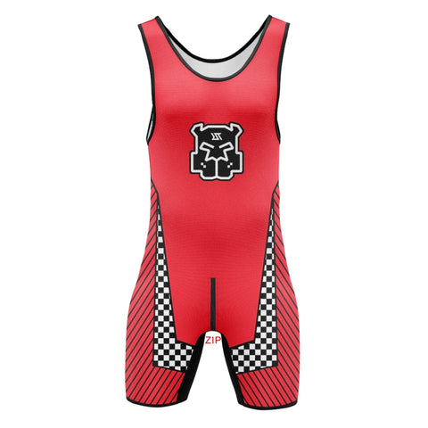 Mens Wrestling Singlets Front And Back Zipper Dog SexyMan Bodysuits RT One-Piece Undershirts Powerlifting Sleeveless Sleepwear Zen fit plus