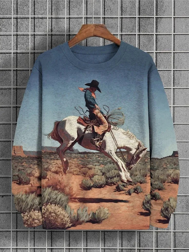 2025 Men's Animal Sweatshirts Long Sleeve Sweatshirt Crew Neck Fashion 3D Printed Japanese Art Prints Casual Sweatshirts Zen Fit Plus